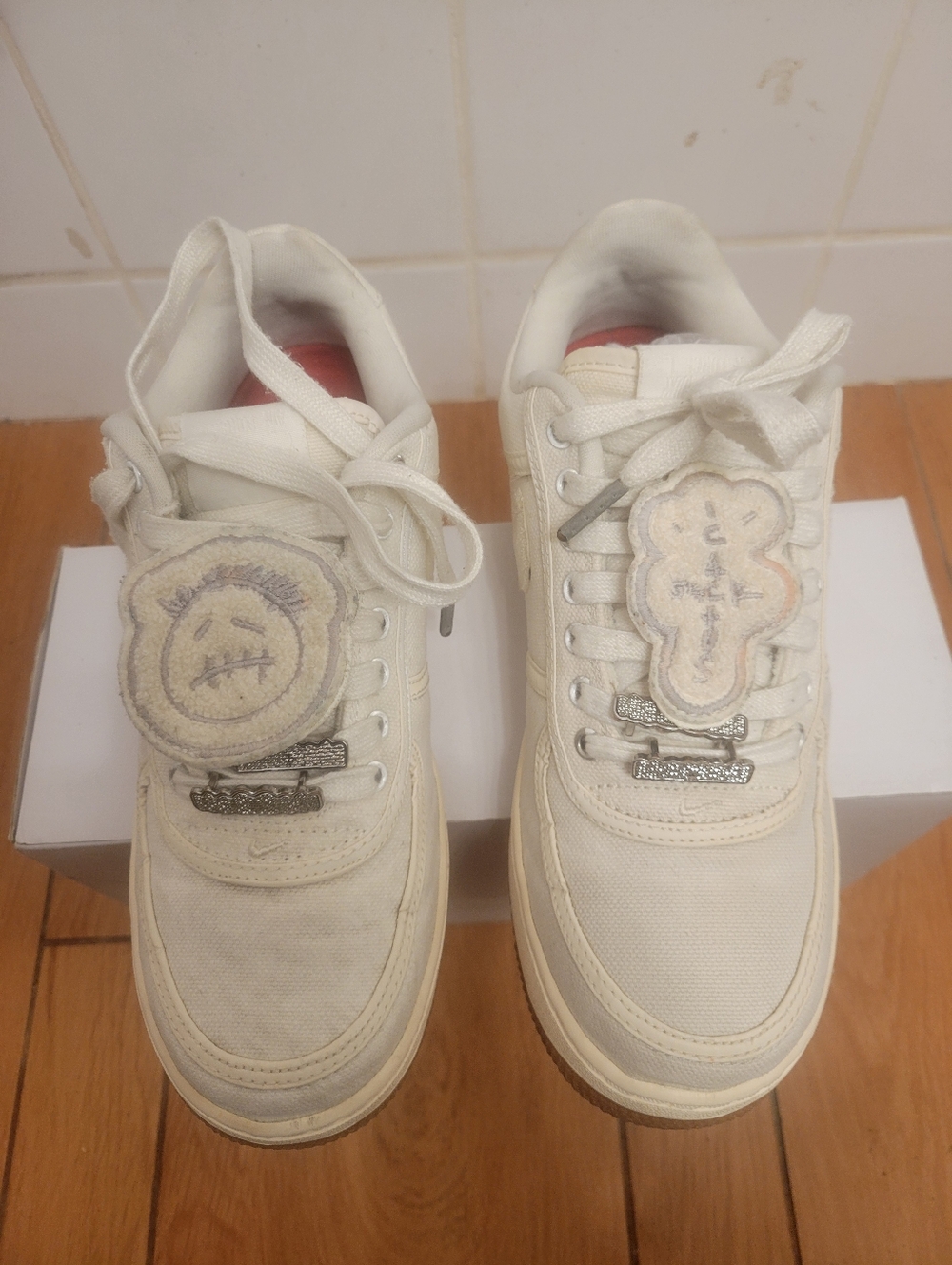 Nike Air Force 1 Travis Scott Sail Sneakers